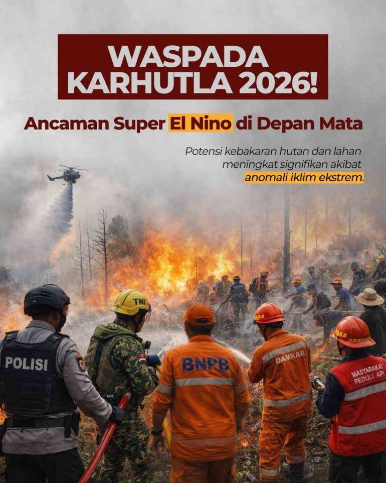 Ayo Bersama Waspada “Super El Nino” 2026: Jangan Sampai Langit Kita Kembali Mengabu!